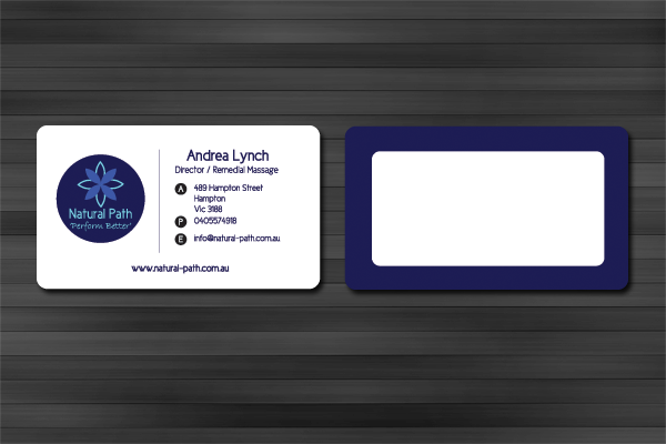 Design de Carte de Visite par log3creative pour Natural-Path | Design #2066405