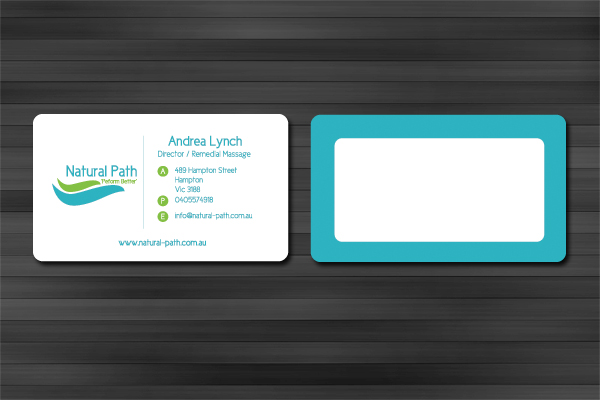 Design de Carte de Visite par log3creative pour Natural-Path | Design #2066556