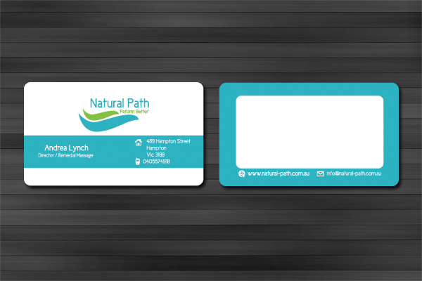 Design de Carte de Visite par log3creative pour Natural-Path | Design #2066676