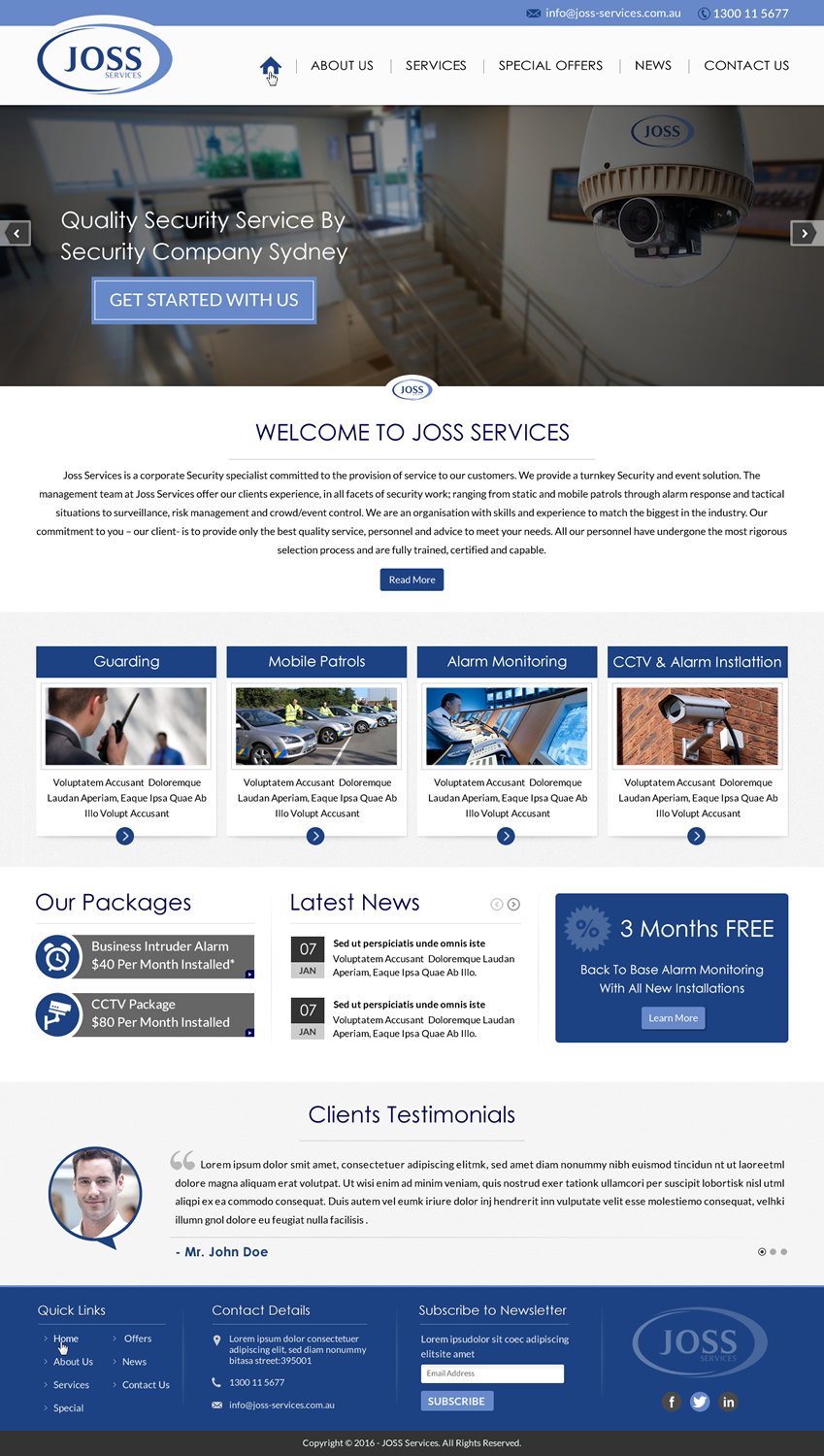 Web Design by Sbss for this project | Design #9341664