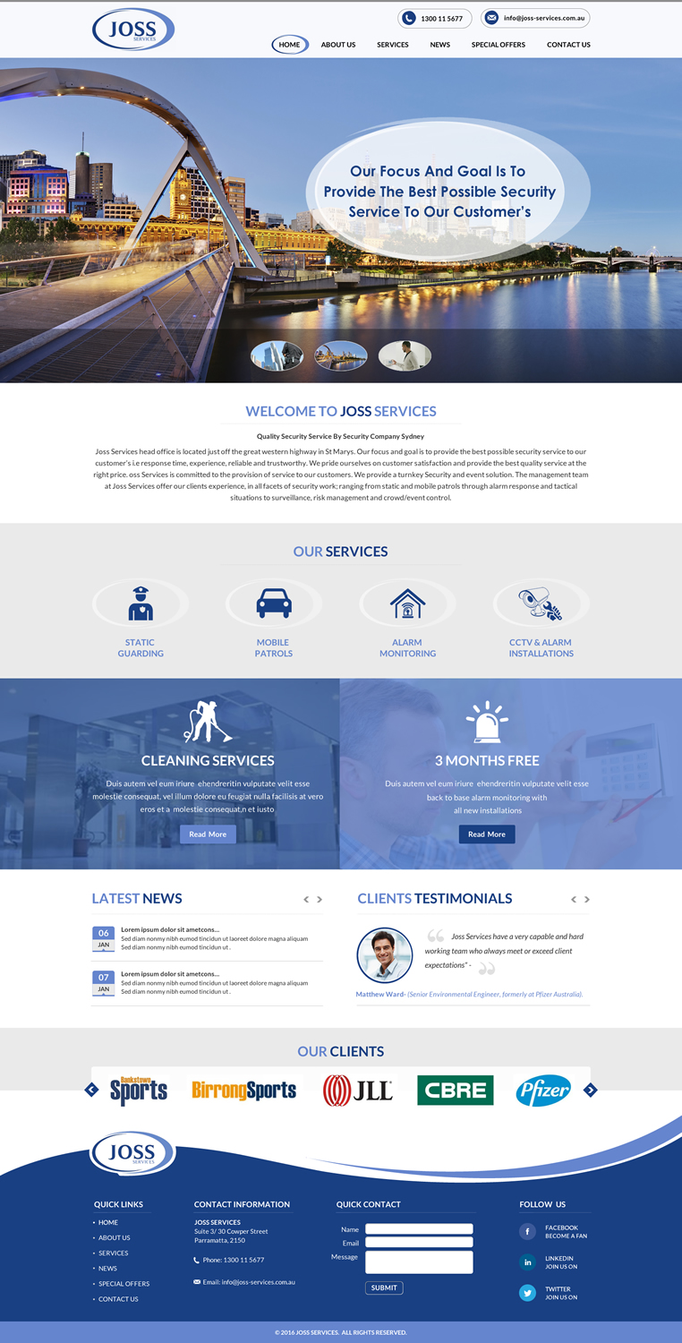 Web Design by Sbss for this project | Design #9341665