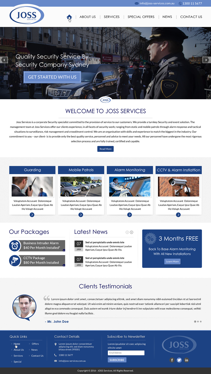 Web Design by Sbss for this project | Design #9341669