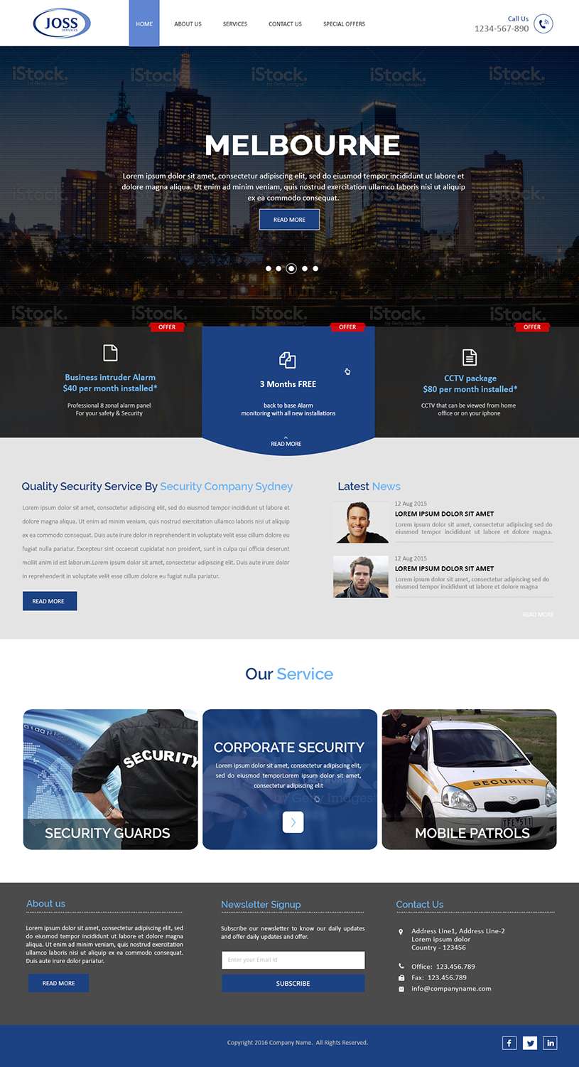 Web Design by Creations Box 2015 for this project | Design #9334140