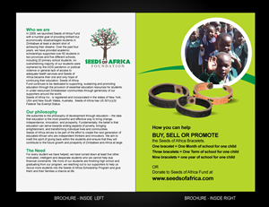 Seeds of Africa Brochure Design Project | Brochure Design by designgreen