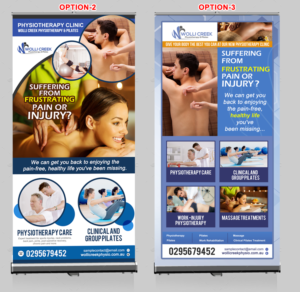 Outdoor banner design for Physiotherapy Business | Diseño de Señalética por MDesigns ™