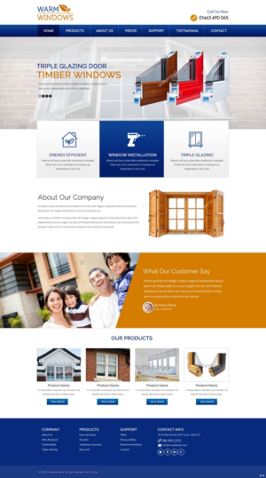 Web Design by pb for ME Construction | Design: #9311864