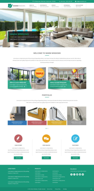 Web Design by pb for ME Construction | Design: #9320852