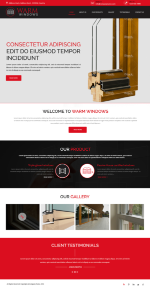 Web Design by Creations Box 2015 for ME Construction | Design: #9334120
