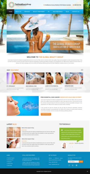 Web Design par pb pour ce projet | Design : #9332030