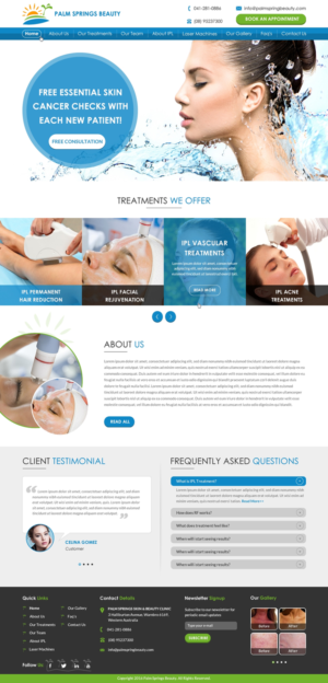 New skin and beauty clinic opening in Western Australia  | Diseño Web por Sbss