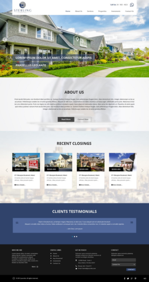 Web Design by pb for JV Digital Media | Design: #9347773