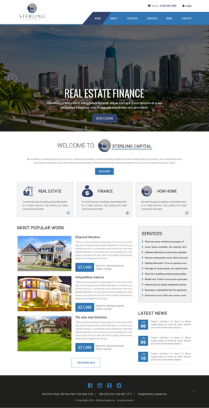 Web Design by pb for JV Digital Media | Design: #9354448