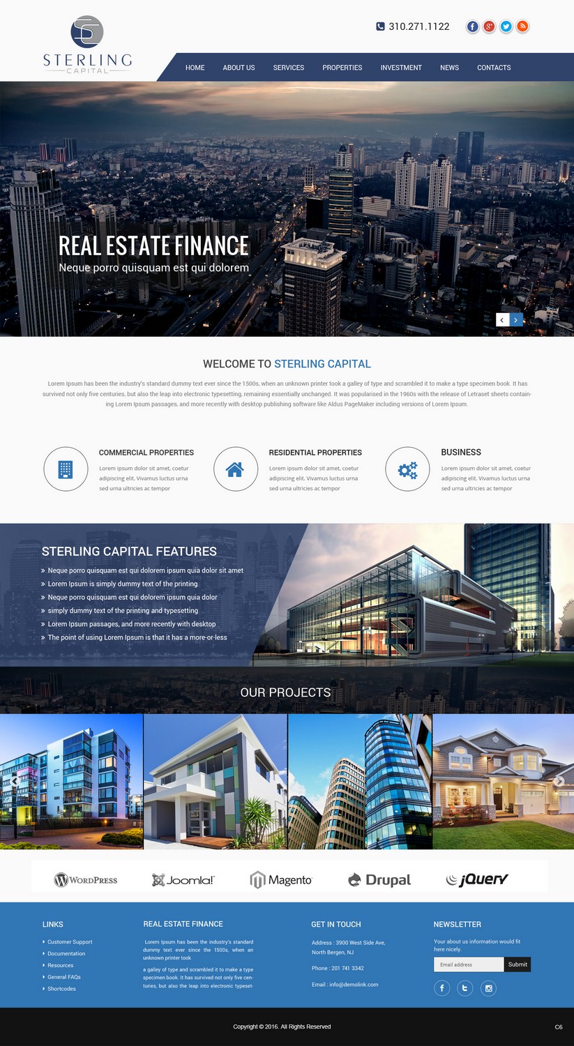 Web Design by pb for JV Digital Media | Design #9354451