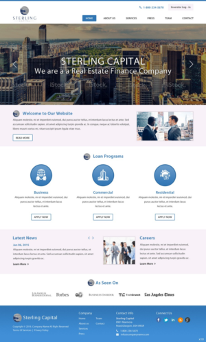 Web Design by pb for JV Digital Media | Design: #9354475