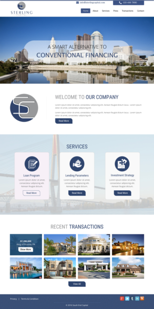 Web Design by rightway for JV Digital Media | Design: #9345635