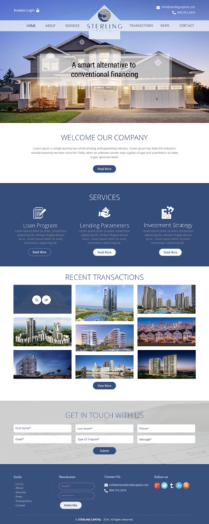 Web Design by rightway for JV Digital Media | Design: #9345639