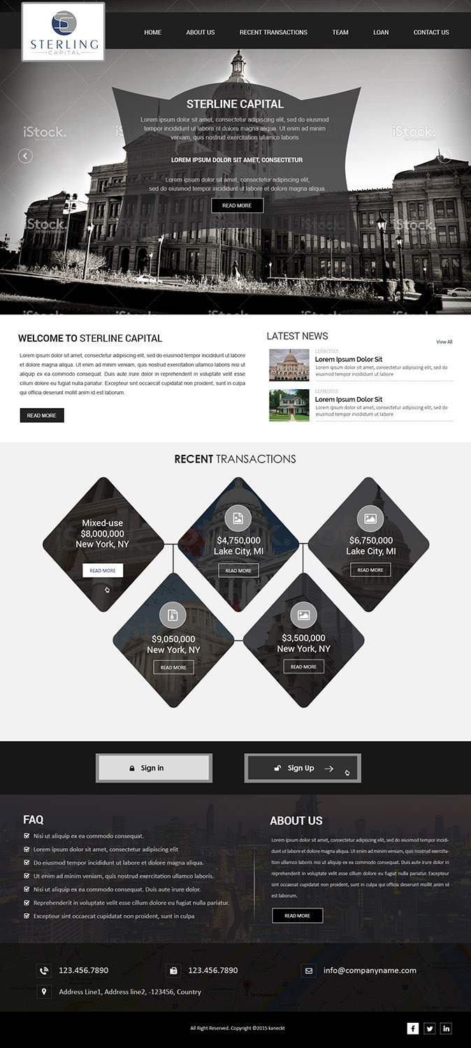Web Design by Creations Box 2015 for JV Digital Media | Design #9344510