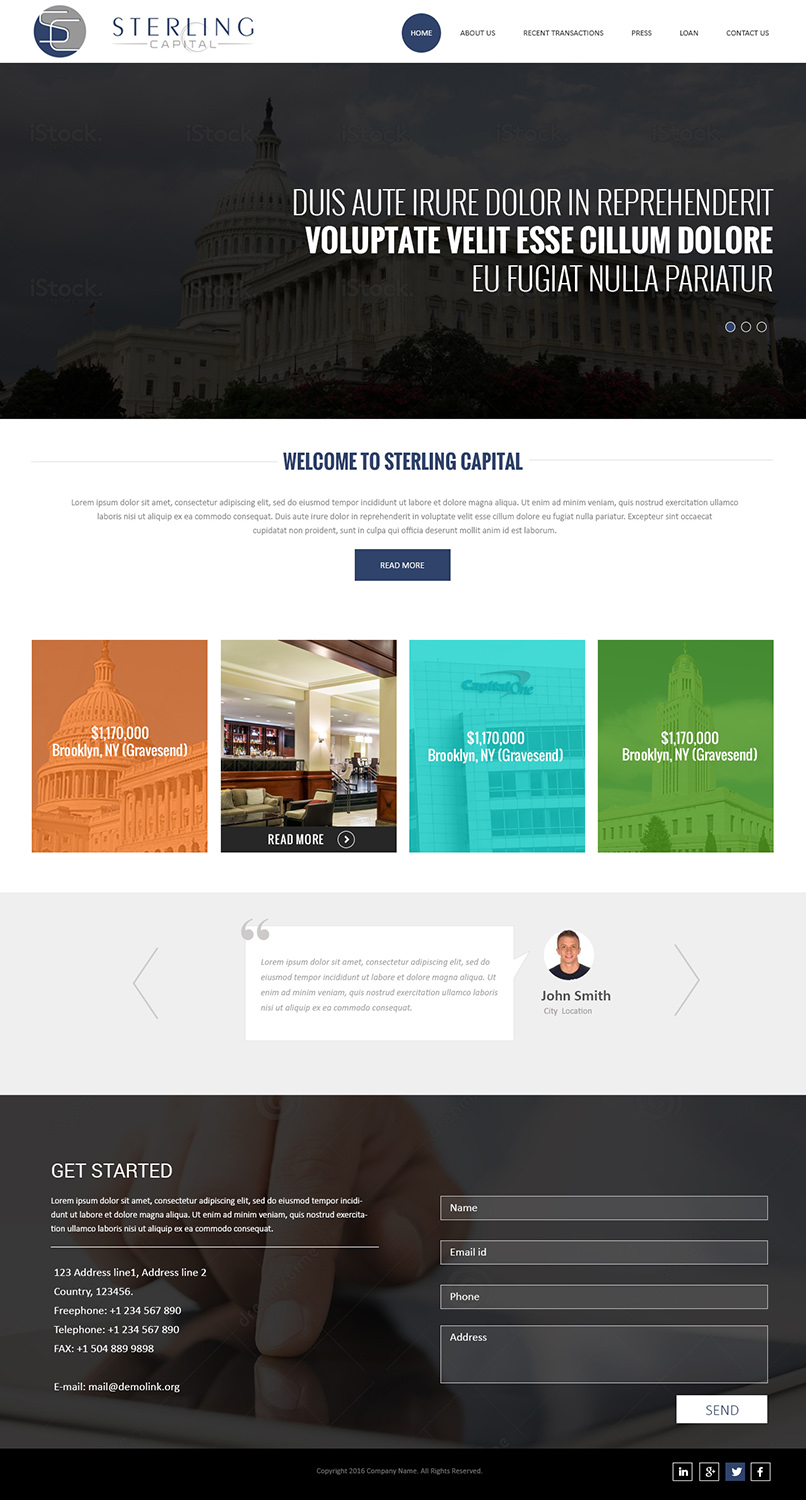 Web Design by Creations Box 2015 for JV Digital Media | Design #9344511
