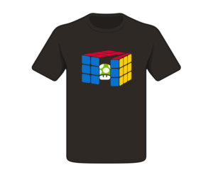 Rubik's Cube Inspired Tshirts for a Rubik cube and puzzles club and store | Diseño de Camiseta por nreimer