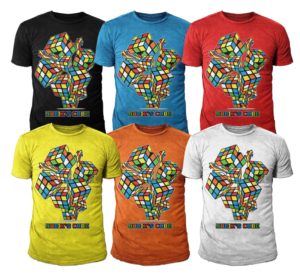 Rubik's Cube Inspired Tshirts for a Rubik cube and puzzles club and store | Diseño de Camiseta por CREARTIVE