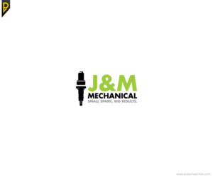 Logo Design by poisonvectors for J&M Mechanical | Design: #9625963