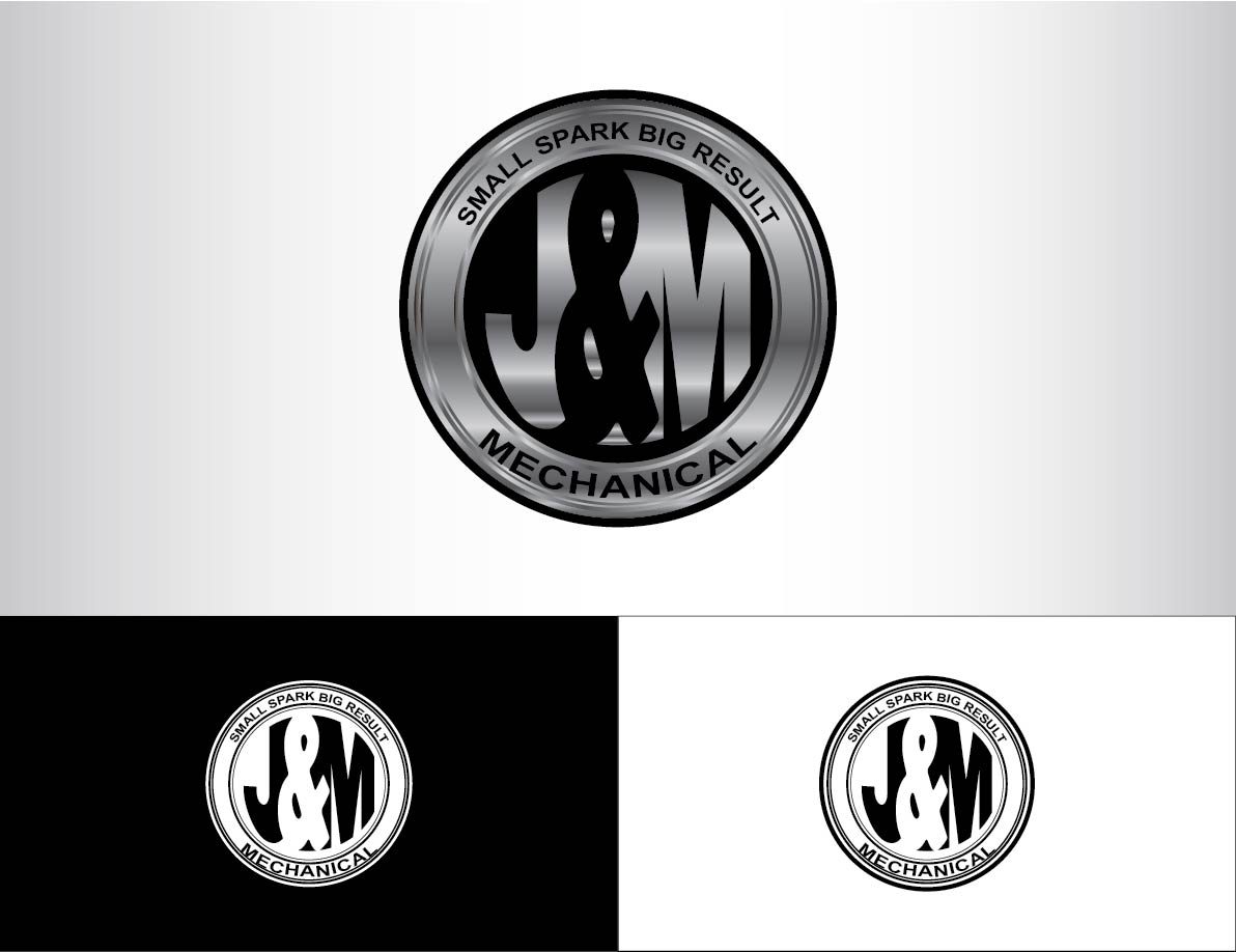 Logo Design by Nonstop Advertiser for J&M Mechanical | Design #9623950