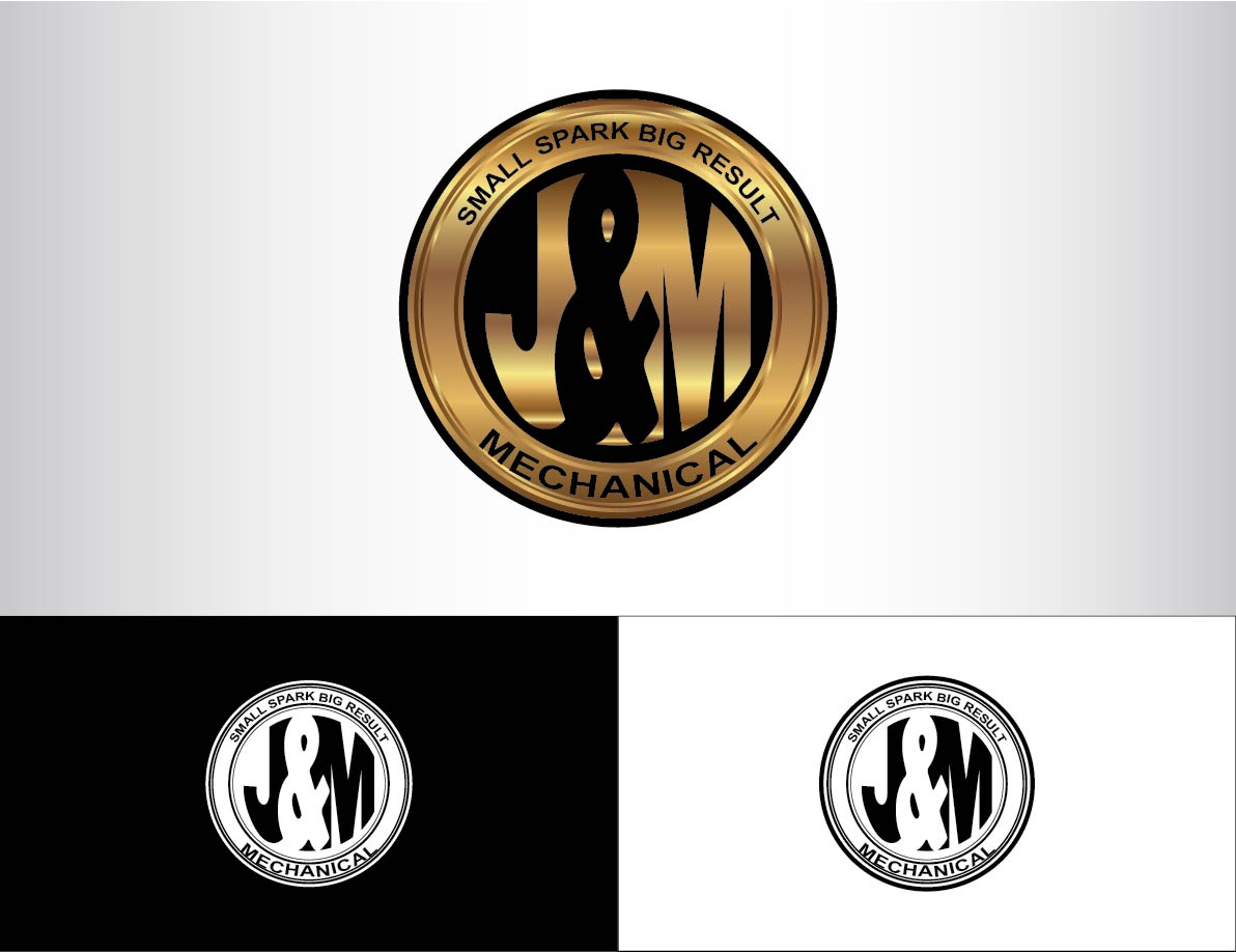 Logo Design by Nonstop Advertiser for J&M Mechanical | Design #9623957