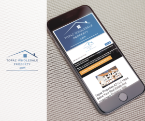 TopazWholesaleProperty.com / TopazRentals.com | Logo Design by Vetroff