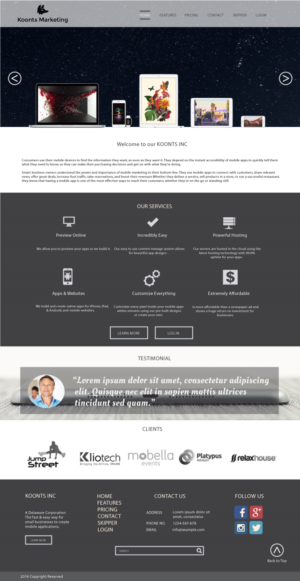 Web Design by Chaitanya S. for this project | Design: #9409025