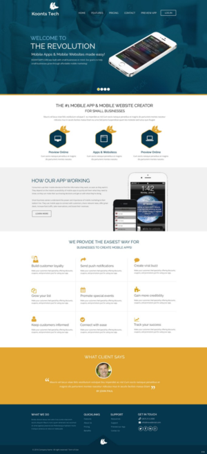 Web Design by pb for this project | Design: #9310476