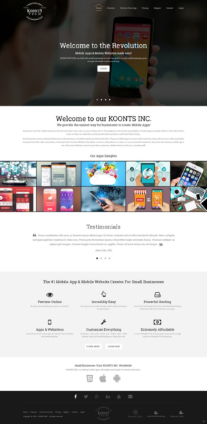 Web Design by pb for this project | Design: #9310477