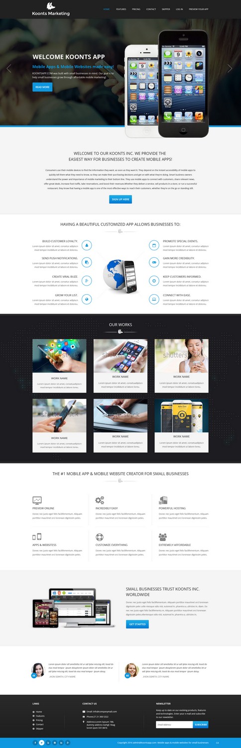 Web Design by pb for this project | Design #9320590