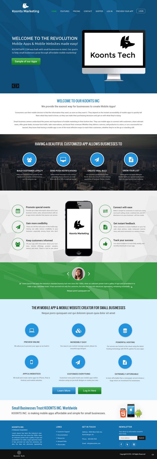 Web Design by pb for this project | Design #9320599