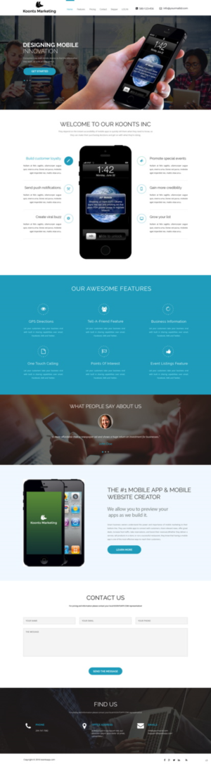 Web Design by pb for this project | Design: #9322739