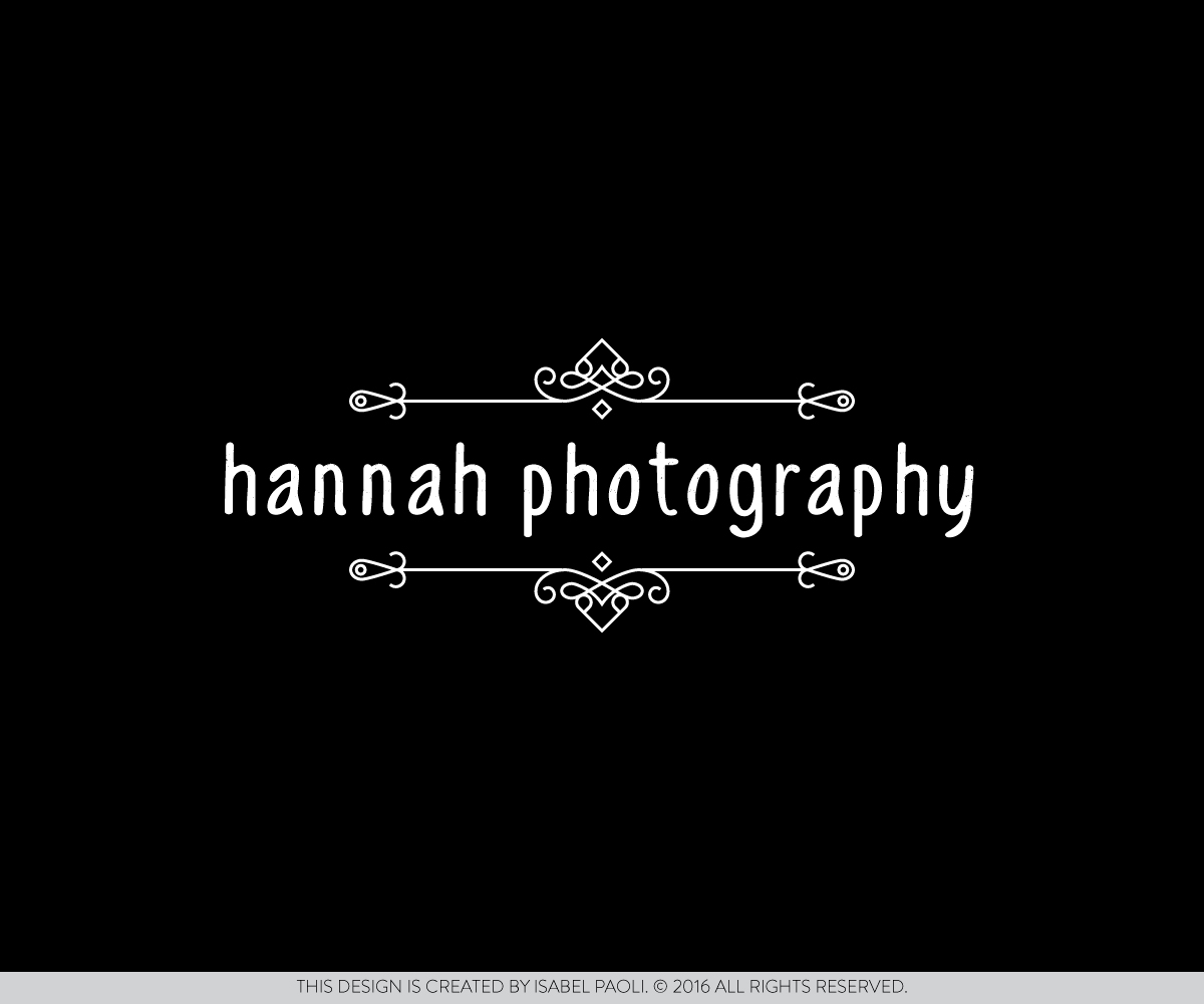 Logo Design by isabel.paoli for Hannah Photography | Design #9312120
