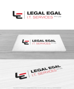 Diseño de Logo por Daniel Caso Design para Legal Egal I.T. Services | Diseño: #9312061