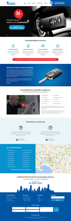Web Design by RupalTechno for Expert Locksmiths | Design: #14835782