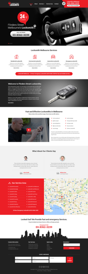 Web-Design von RupalTechno für Expert Locksmiths | Design: #14836170