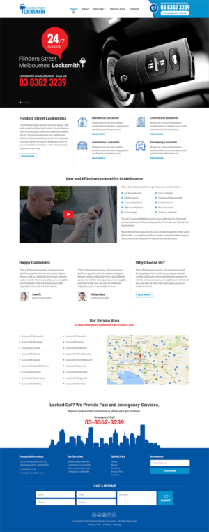Web-Design von RupalTechno für Expert Locksmiths | Design: #14843038