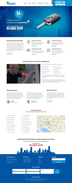 Web-Design von RupalTechno für Expert Locksmiths | Design: #14843040