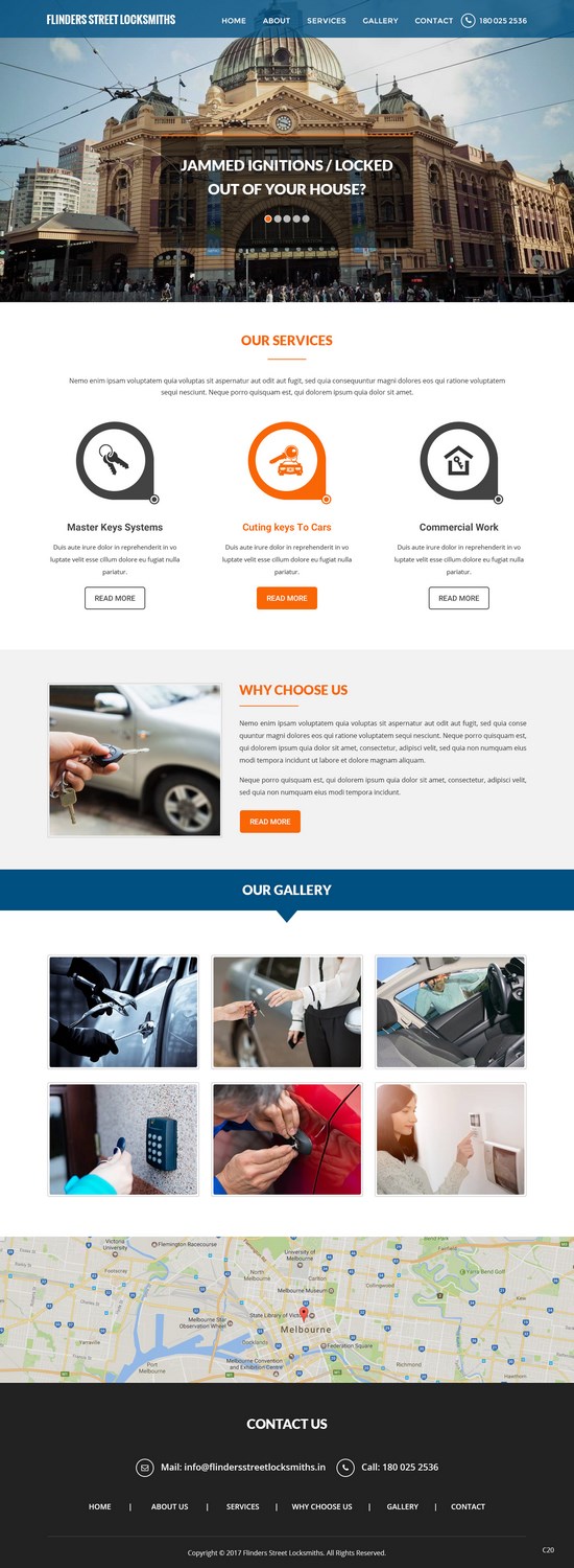 Web Design by pb for Expert Locksmiths | Design #14799788