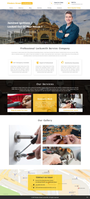 Web Design by pb for Expert Locksmiths | Design: #14799789