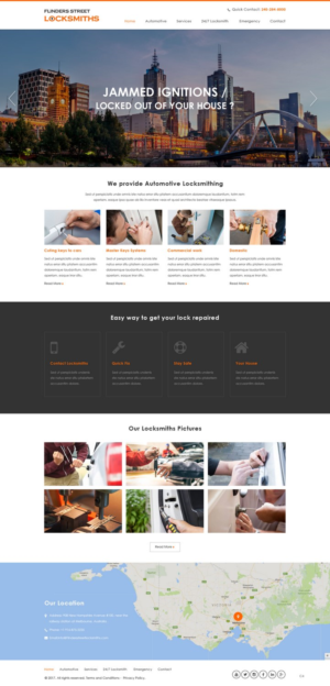 Web Design by pb for Expert Locksmiths | Design: #14799795