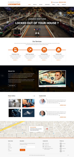 Web Design by pb for Expert Locksmiths | Design: #14799810