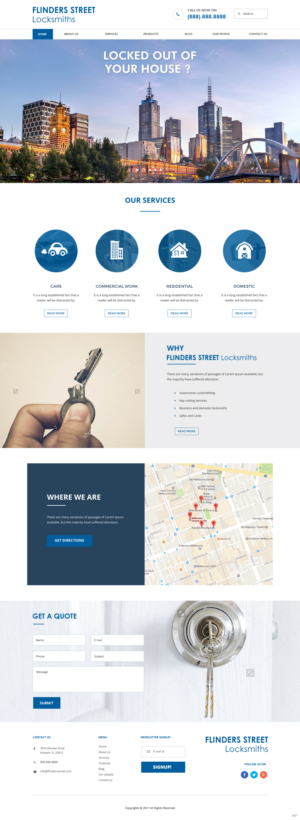 Web Design by pb for Expert Locksmiths | Design: #14799813