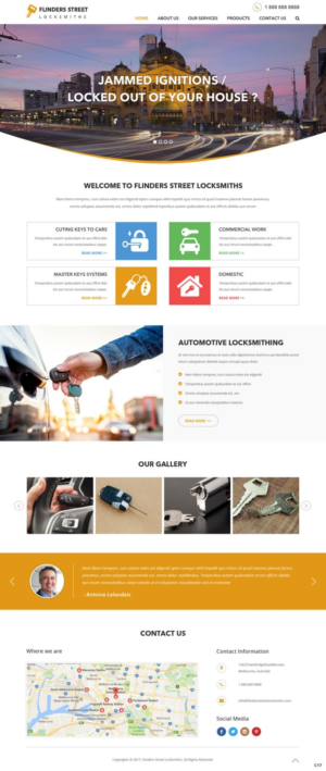 Web Design by pb for Expert Locksmiths | Design: #14799814