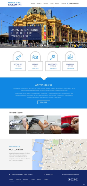 Web Design by pb for Expert Locksmiths | Design: #14799823