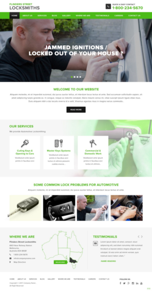 Web-Design von pb für Expert Locksmiths | Design: #14809321