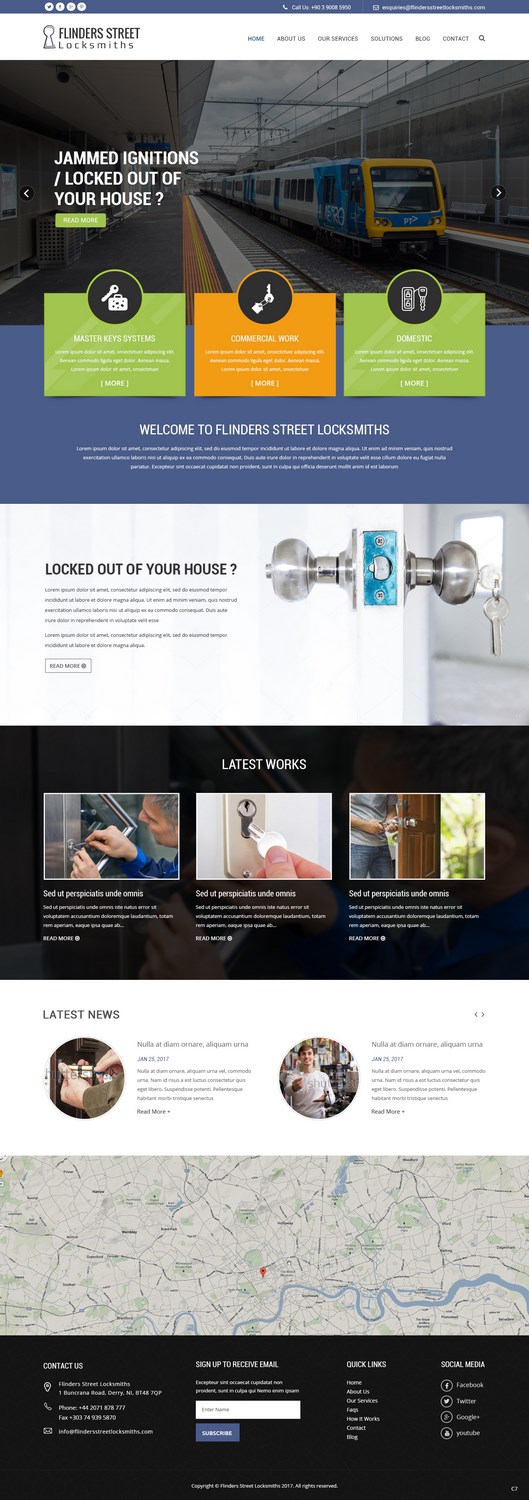 Web-Design von pb für Expert Locksmiths | Design #14809324