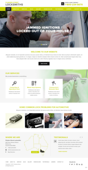 Web-Design von pb für Expert Locksmiths | Design: #14809325